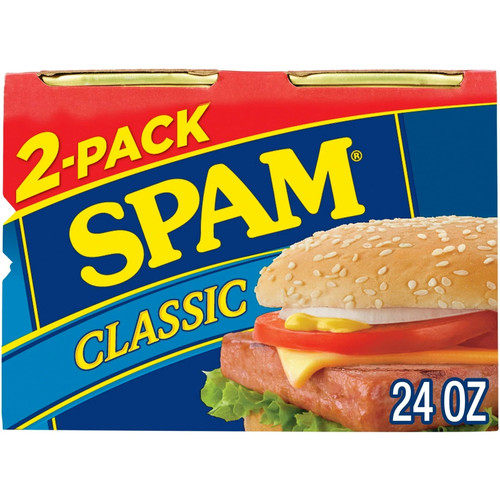Spam classic canned - canned, meats,